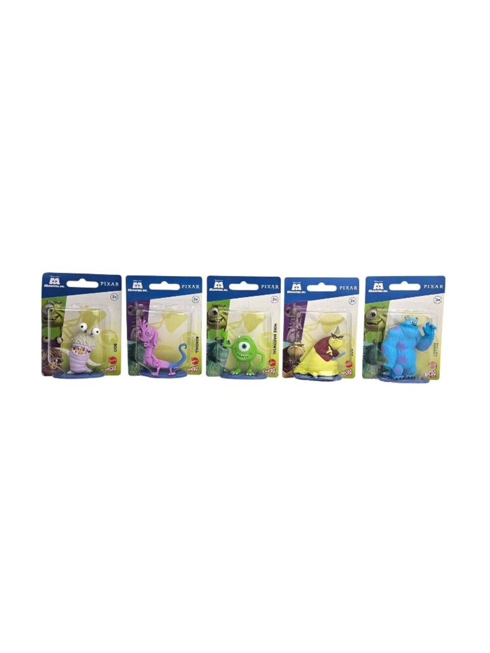 Monsters Inc Micro Collection Figures Set Of 5 Mini Disney Pixar